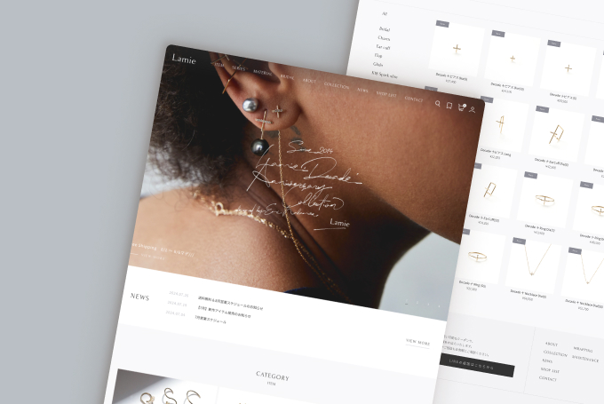 Lamie様 ECサイト